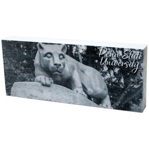mini table top stick sign Penn State University Lion Shrine